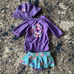 3 Listings 15$! 2T 3 Piece Swimsuit